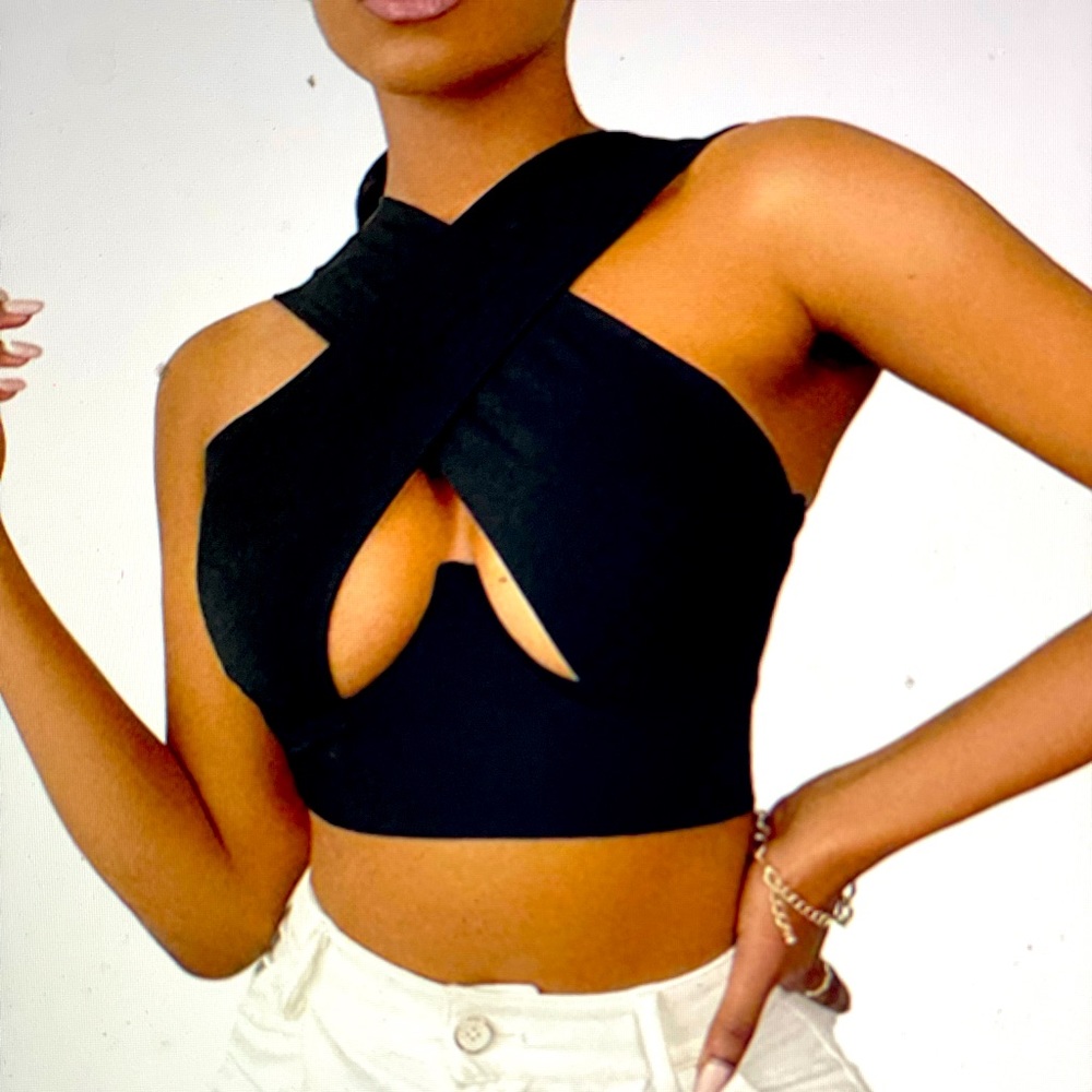 Crisscross Halter Top